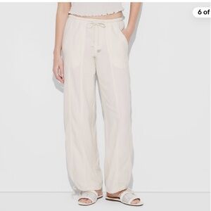 Wild Fable Women's Cream Wide Leg Pants